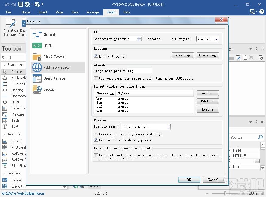 WYSIWYG,WYSIWYG Web Builder
