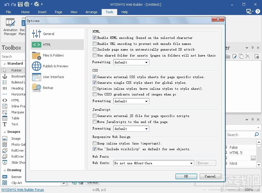 WYSIWYG,WYSIWYG Web Builder