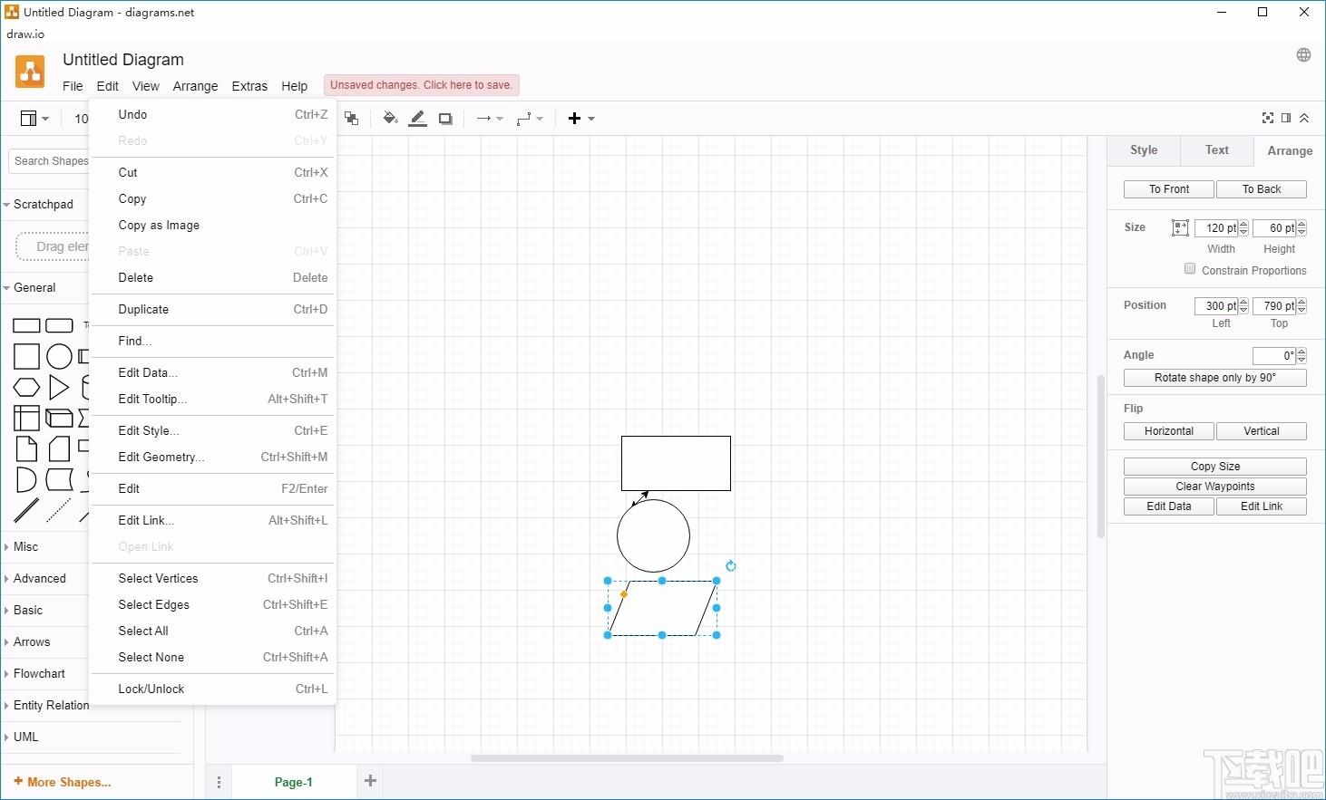 Drawio Desktop下载,流程图绘制软件,流程图绘制