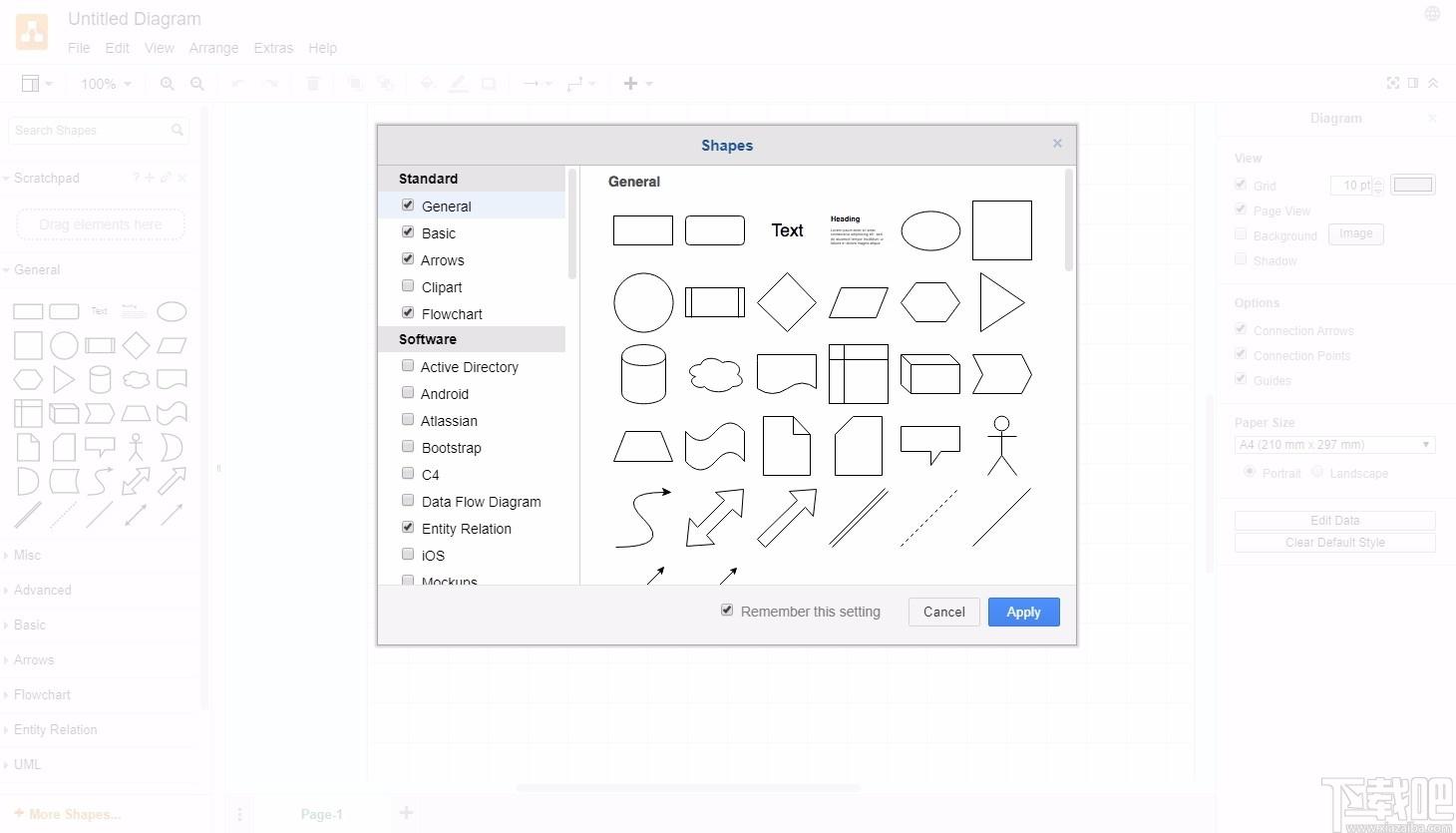 Drawio Desktop下载,流程图绘制软件,流程图绘制