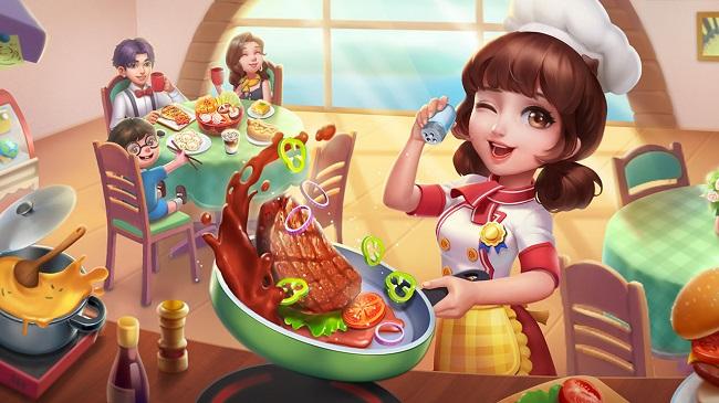 小镇大厨无限钻石版游戏下载,小镇大厨,美食游戏,餐厅游戏